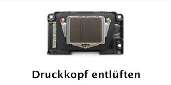 Entlüftung Tintenkanal Epson Photo-Drucker