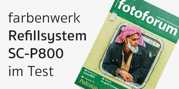 Fotoforum testet farbenwerk Tintensystem