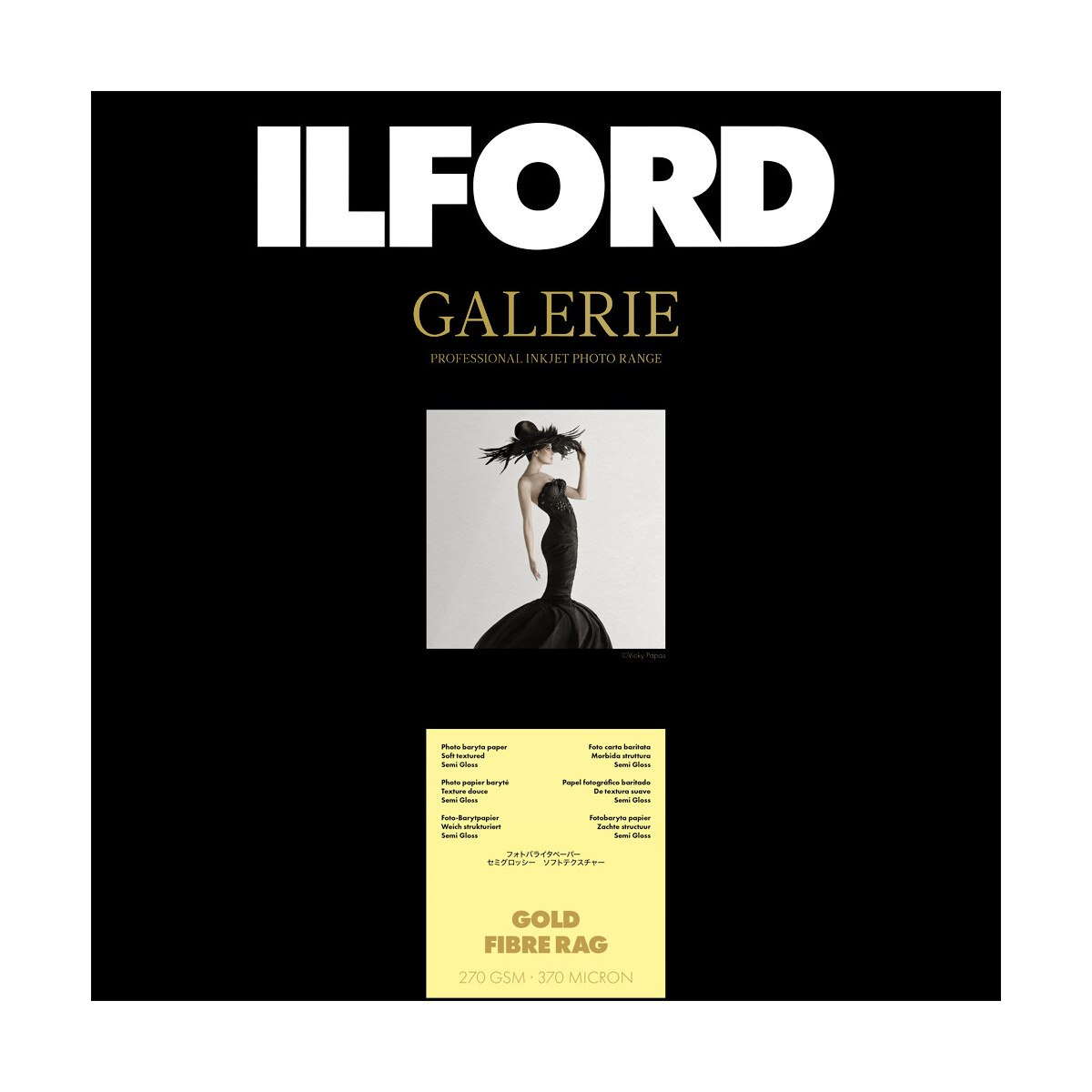 Ilford Galerie Gold Fibre Rag 270 25 Blatt DinA3