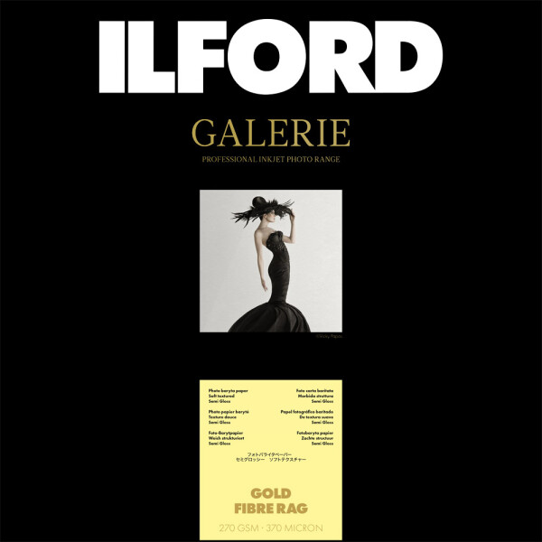 Ilford Galerie Gold Fibre Rag 270 25 Blatt DinA3