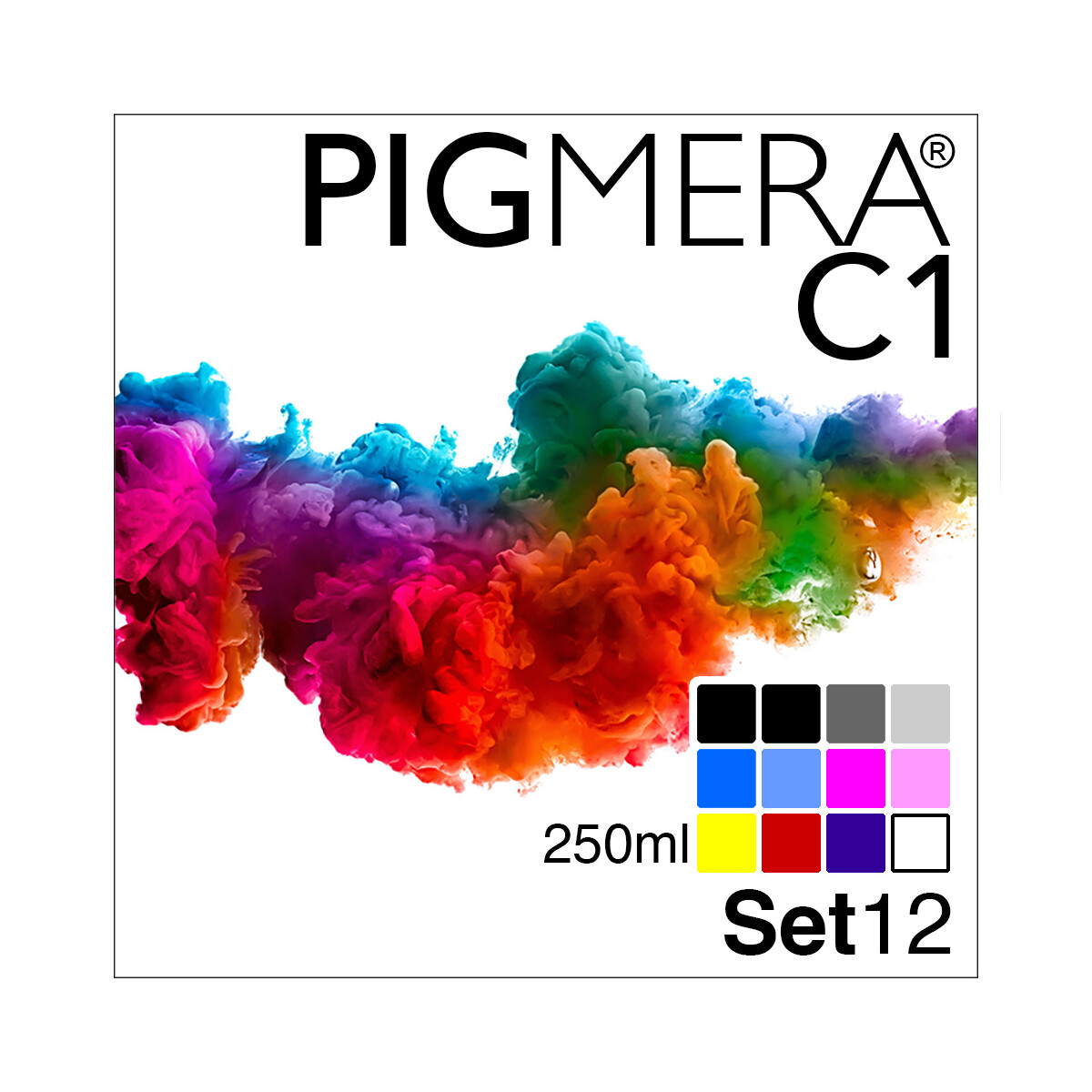farbenwerk Pigmera C1 12-Bottle-Set 250ml