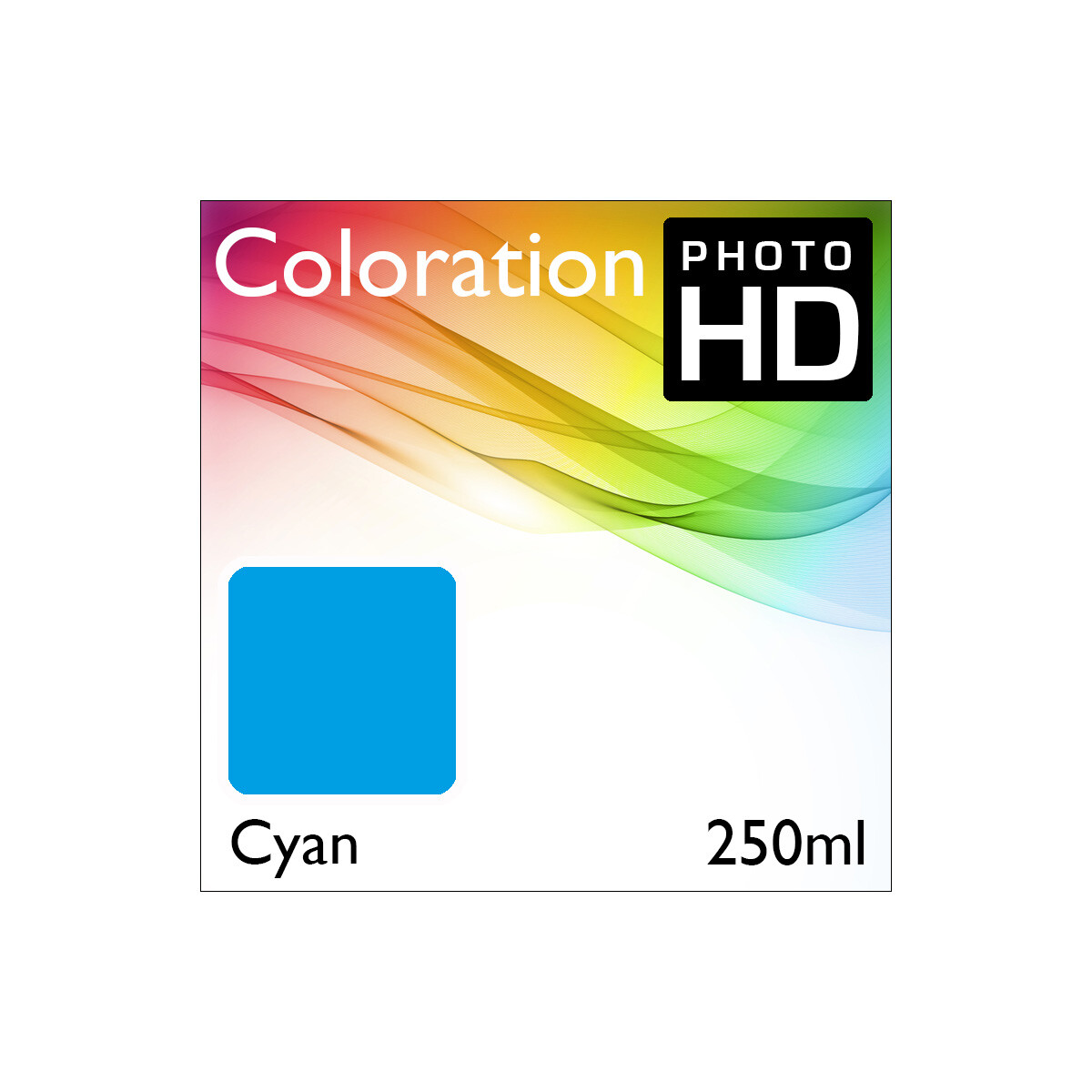 Coloration PhotoHD Flasche Cyan 250ml