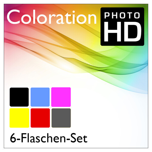 Coloration PhotoHD 6-Flaschen-Set (mit R,GY)