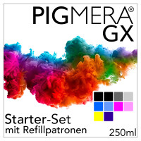 Starter-Set mit Refillpatronen - Pigmera GX SC-P900 250ml (ohne Chip)