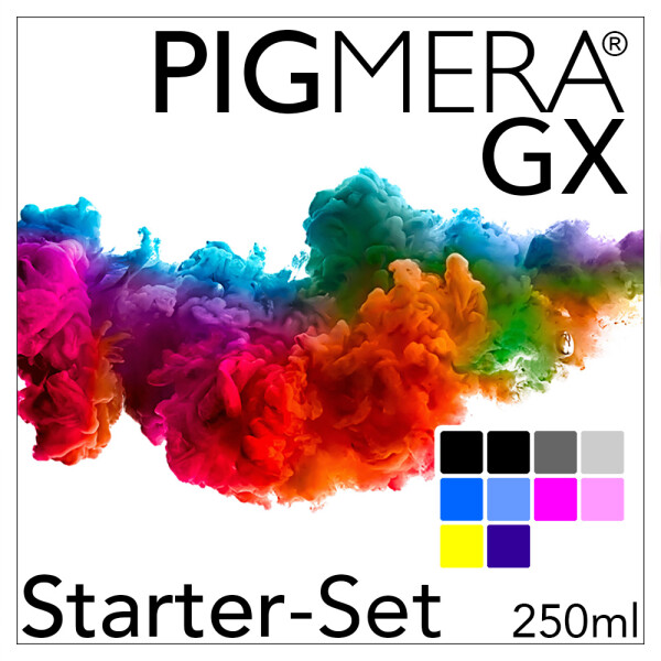 Starter-Set with Refillcartridges - Pigmera GX SC-P700 (ohne Chip) 250ml