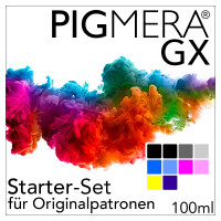 Starter-Set für Originalpatronen - Pigmera GX SC-P900 100ml