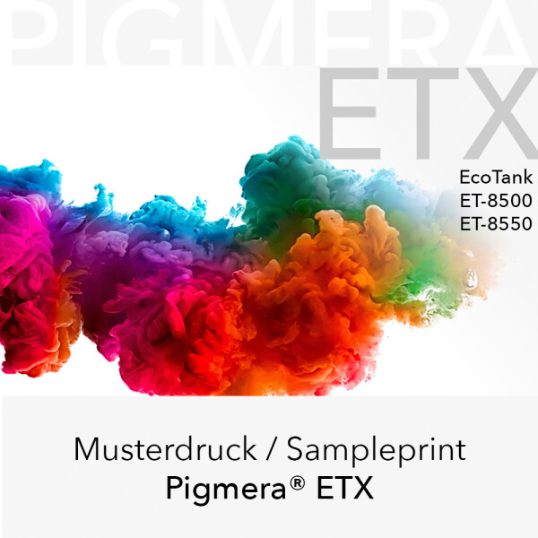 Musterdruck - Pigmera ETX für EcoTank (Farbdruck)