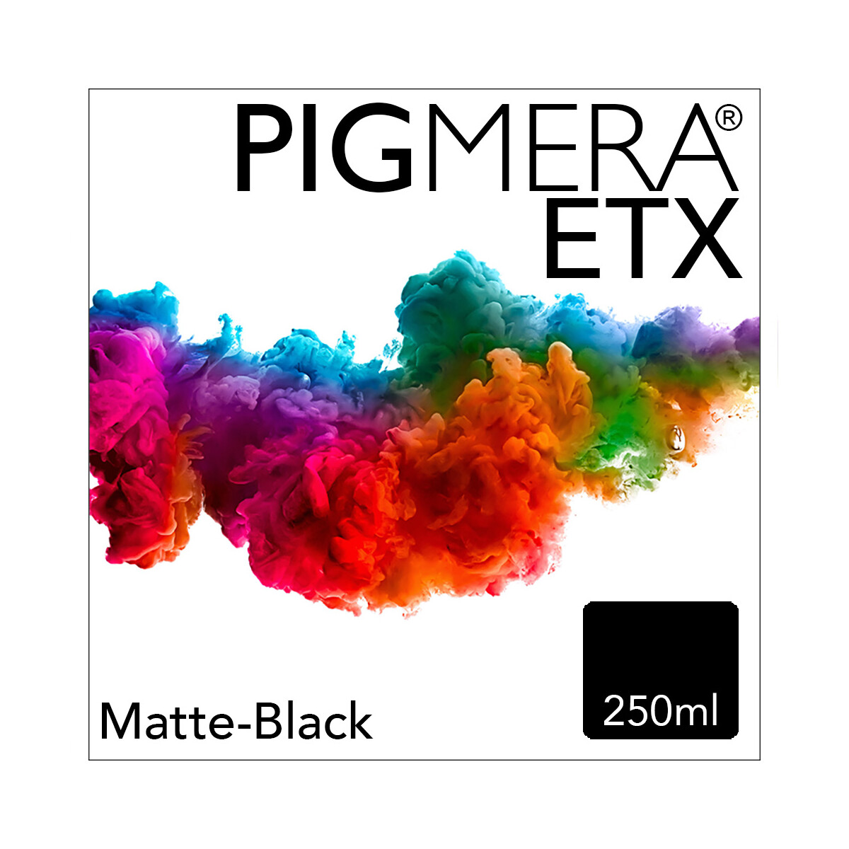 Pigmera ETX (Pigment) Flasche Matte-Black 250ml