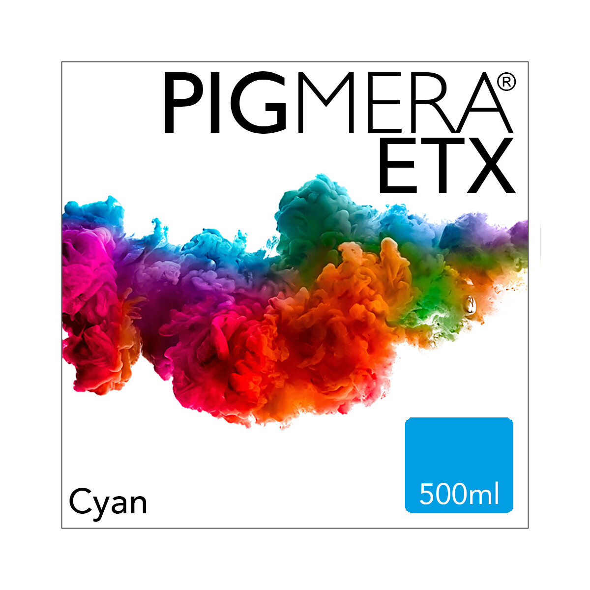 Pigmera ETX (Pigment) Flasche Cyan 500ml