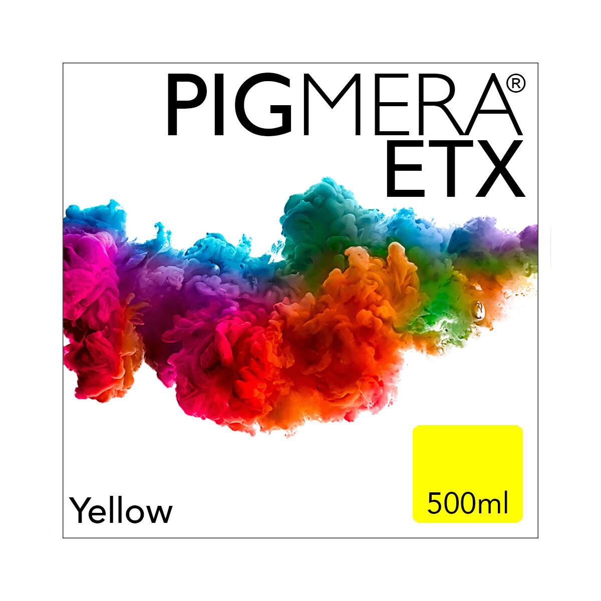 Pigmera ETX (Pigment) Flasche Yellow 500ml