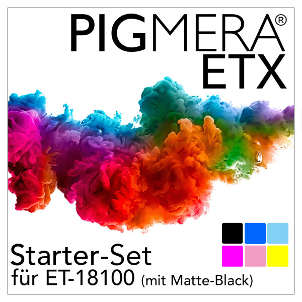 Pigmera ETX (Pigment) Starter-Set ET-18100 mit Matte-Black