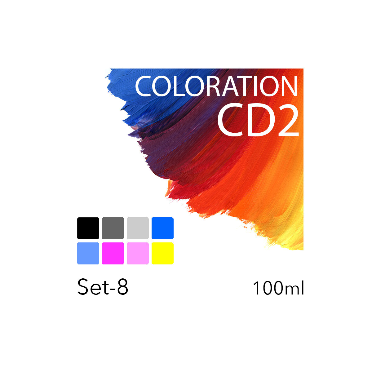 Coloration CD2 8-Flaschen-Set 100ml
