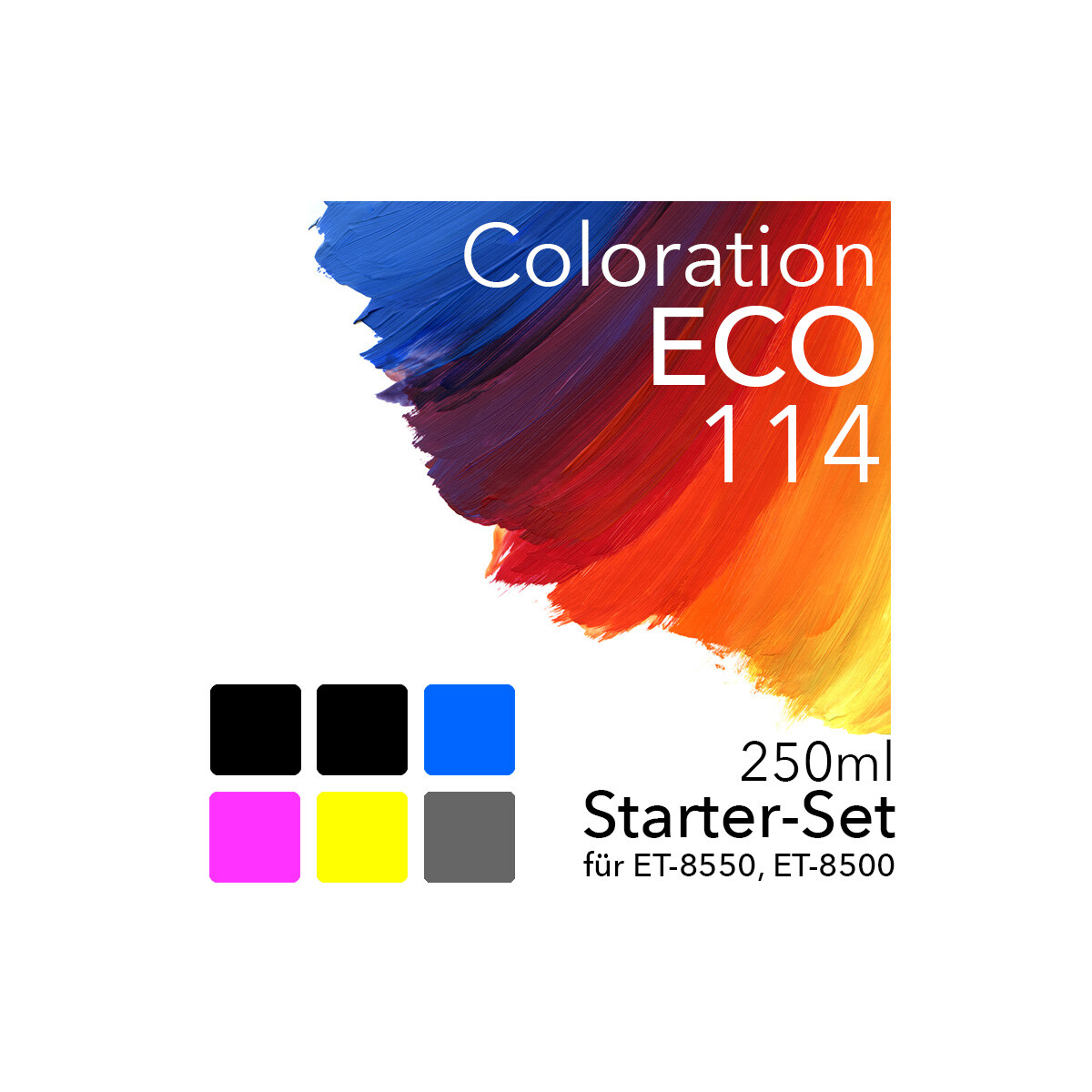 Starter-Set Coloration ECO (Dye) ET-8550, ET-8500 250ml