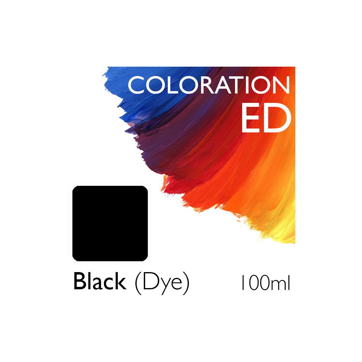 Coloration ED Bottle Black 100ml