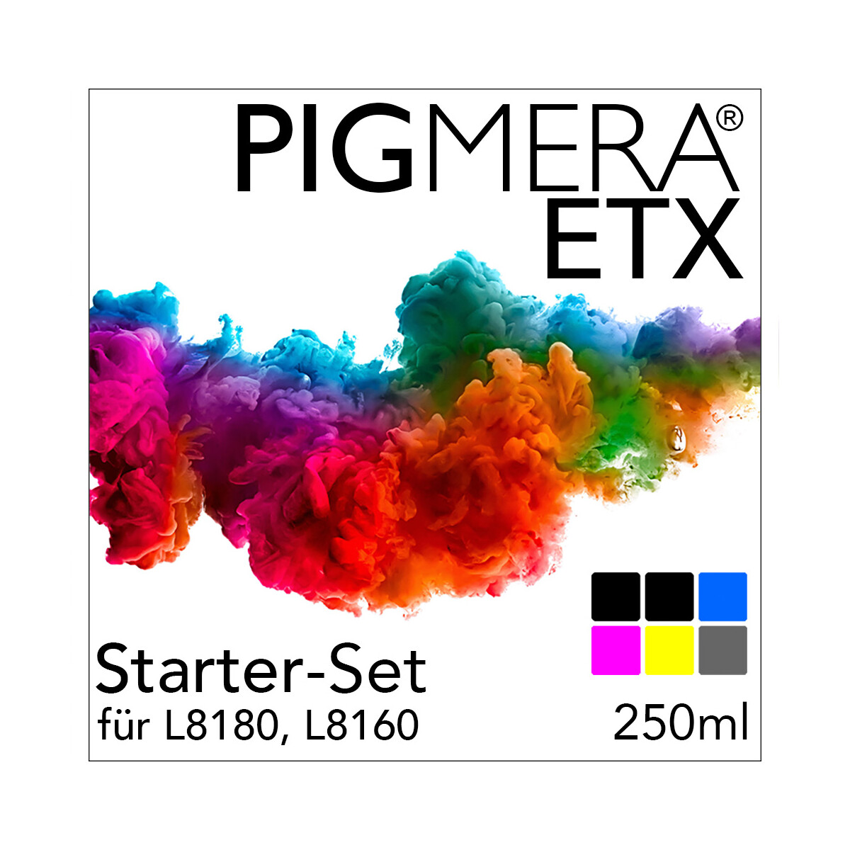 Starter-Set Pigmera ETX (Pigment) L8180, L8160 250ml