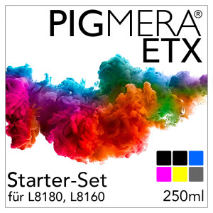 Starter-Set Pigmera ETX (Pigment) L8180, L8160 250ml