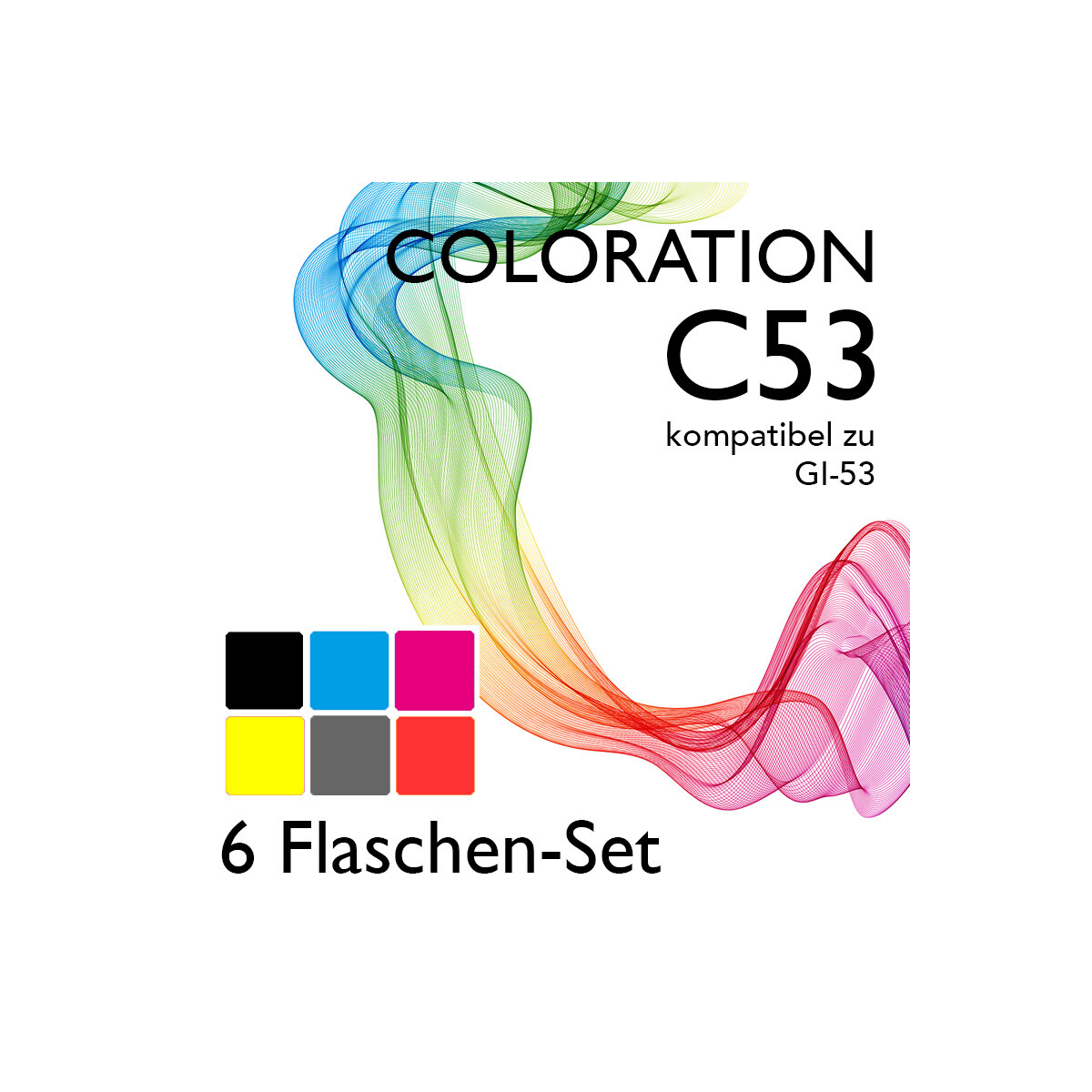farbenwerk Coloration C53 6-Bottle-Set