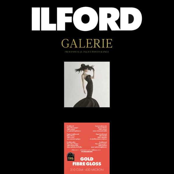 Ilford Galerie Gold Fibre Gloss 310 25 Blatt DinA3