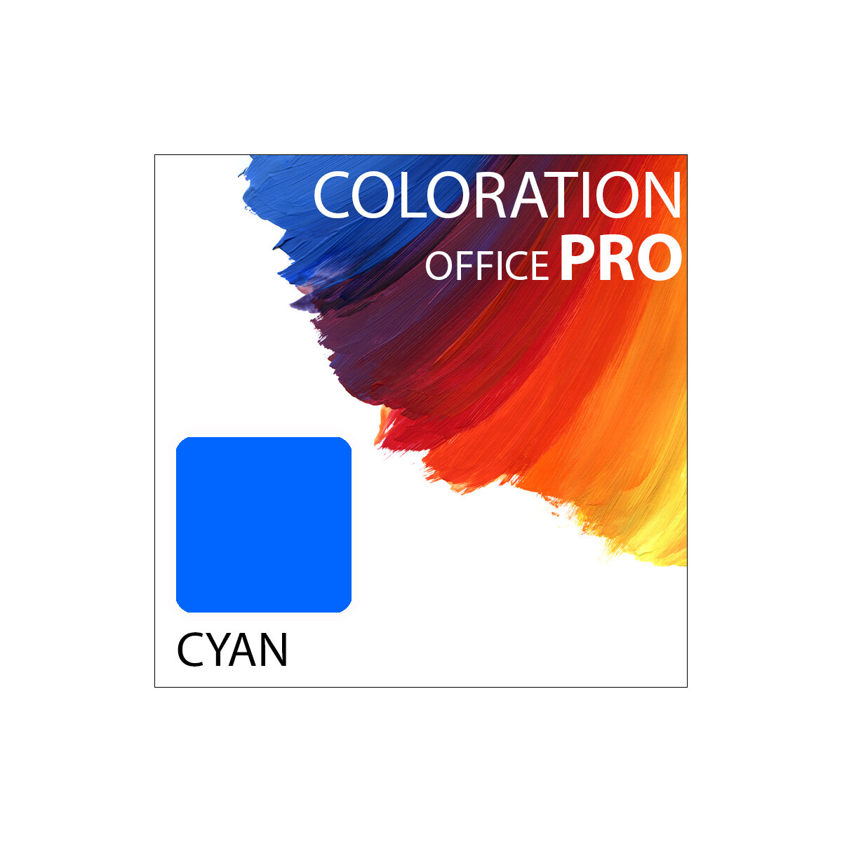 Coloration Office Pro Flasche Cyan 250ml