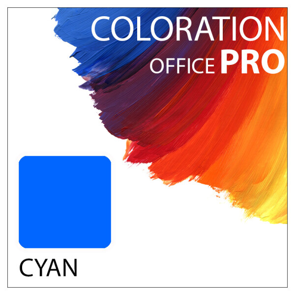 Coloration Office Pro Flasche Cyan 500ml