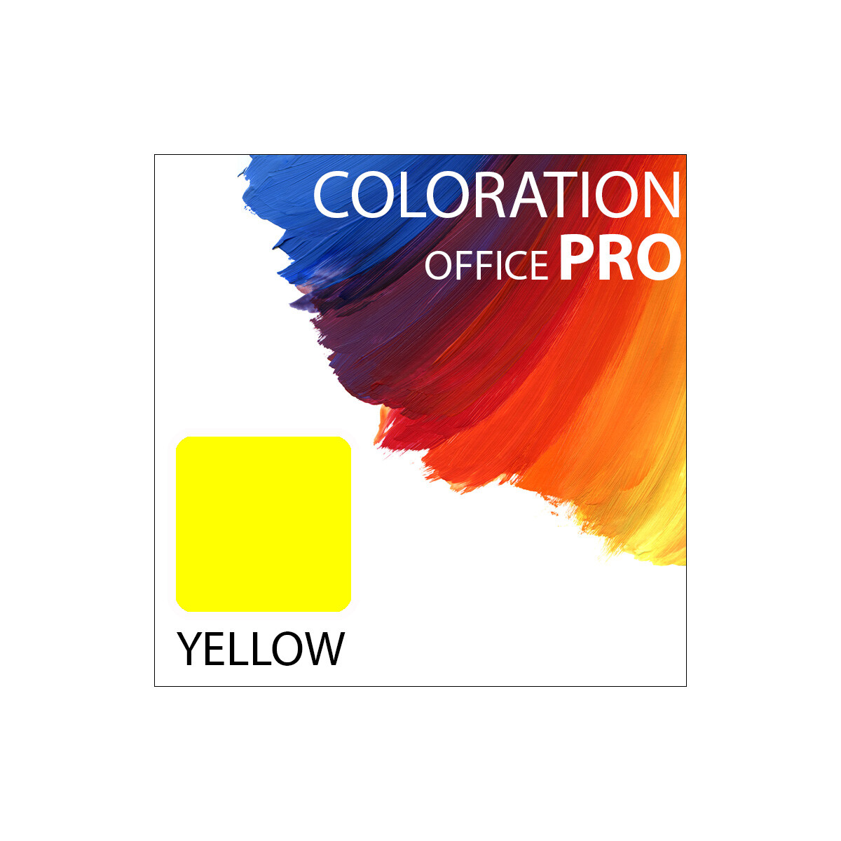 Coloration Office Pro Bottle Yellow 500ml