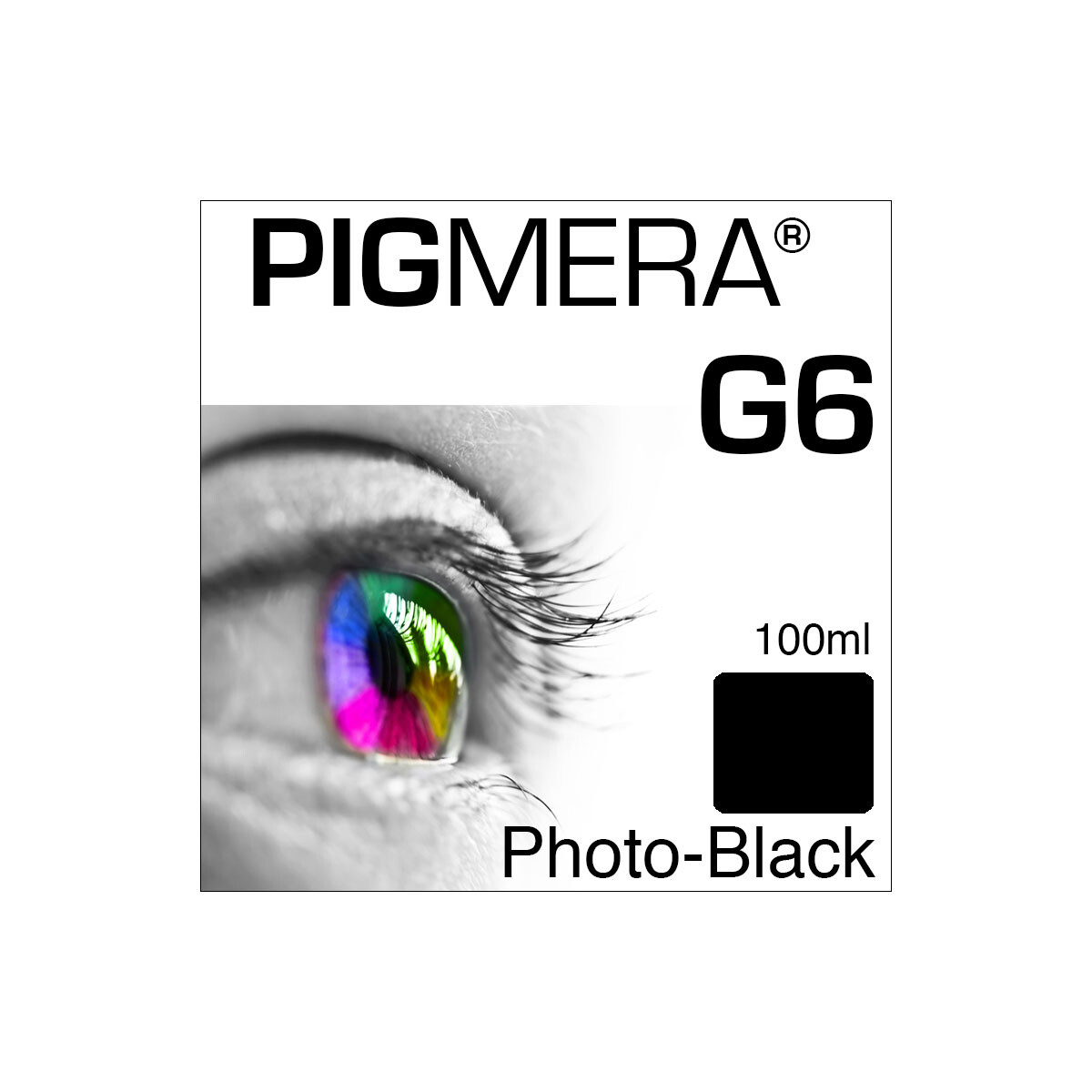 farbenwerk Pigmera G6 Flasche Photo-Black 100ml