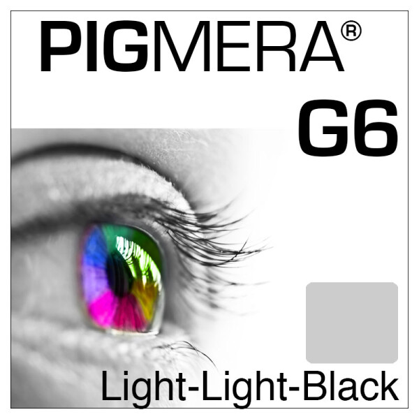 farbenwerk Pigmera G6 Flasche Light-Light-Black 500ml