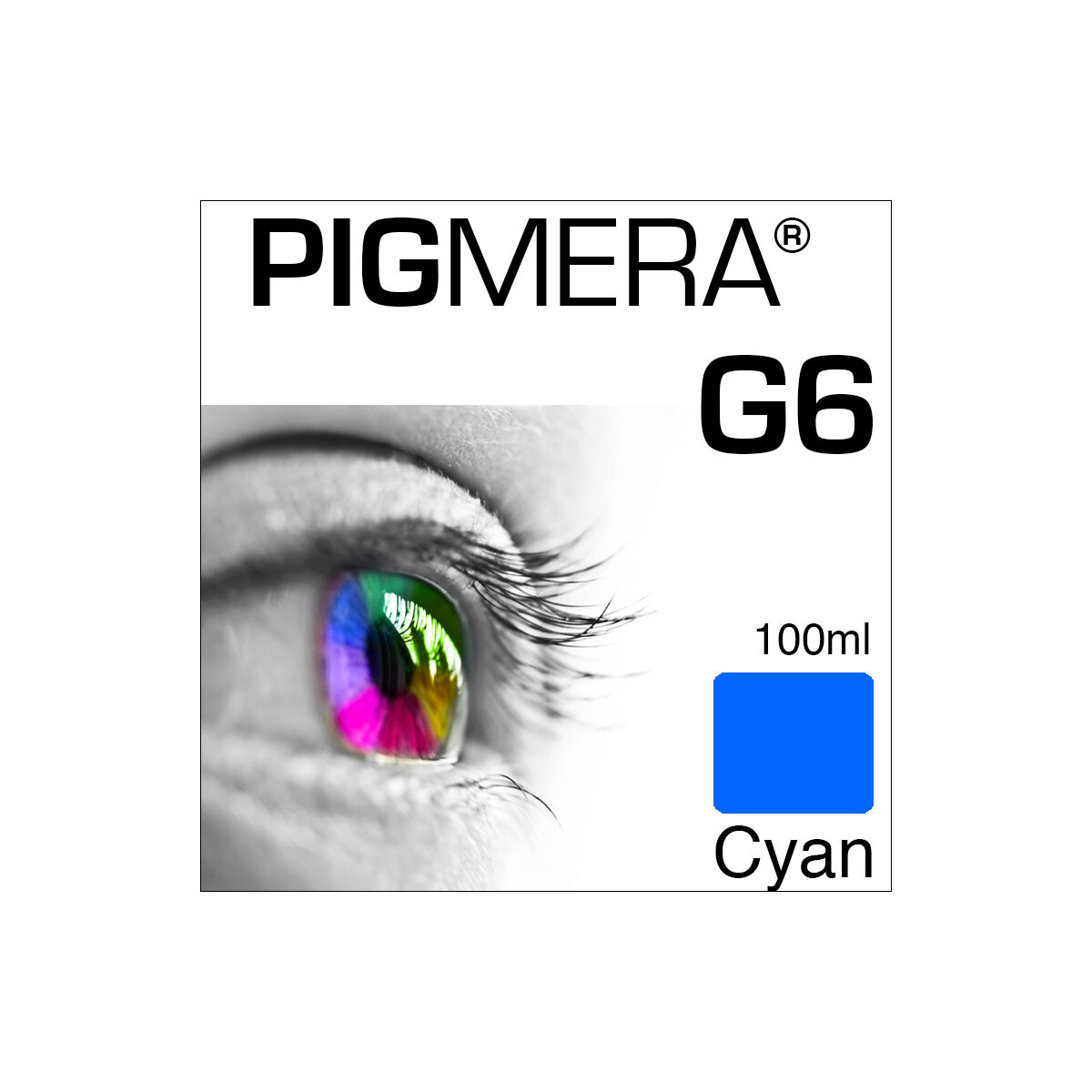 farbenwerk Pigmera G6 Flasche Cyan 100ml