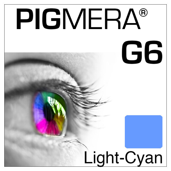 farbenwerk Pigmera G6 Flasche Light-Cyan