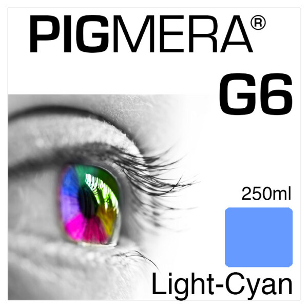 farbenwerk Pigmera G6 Flasche Light-Cyan 250ml
