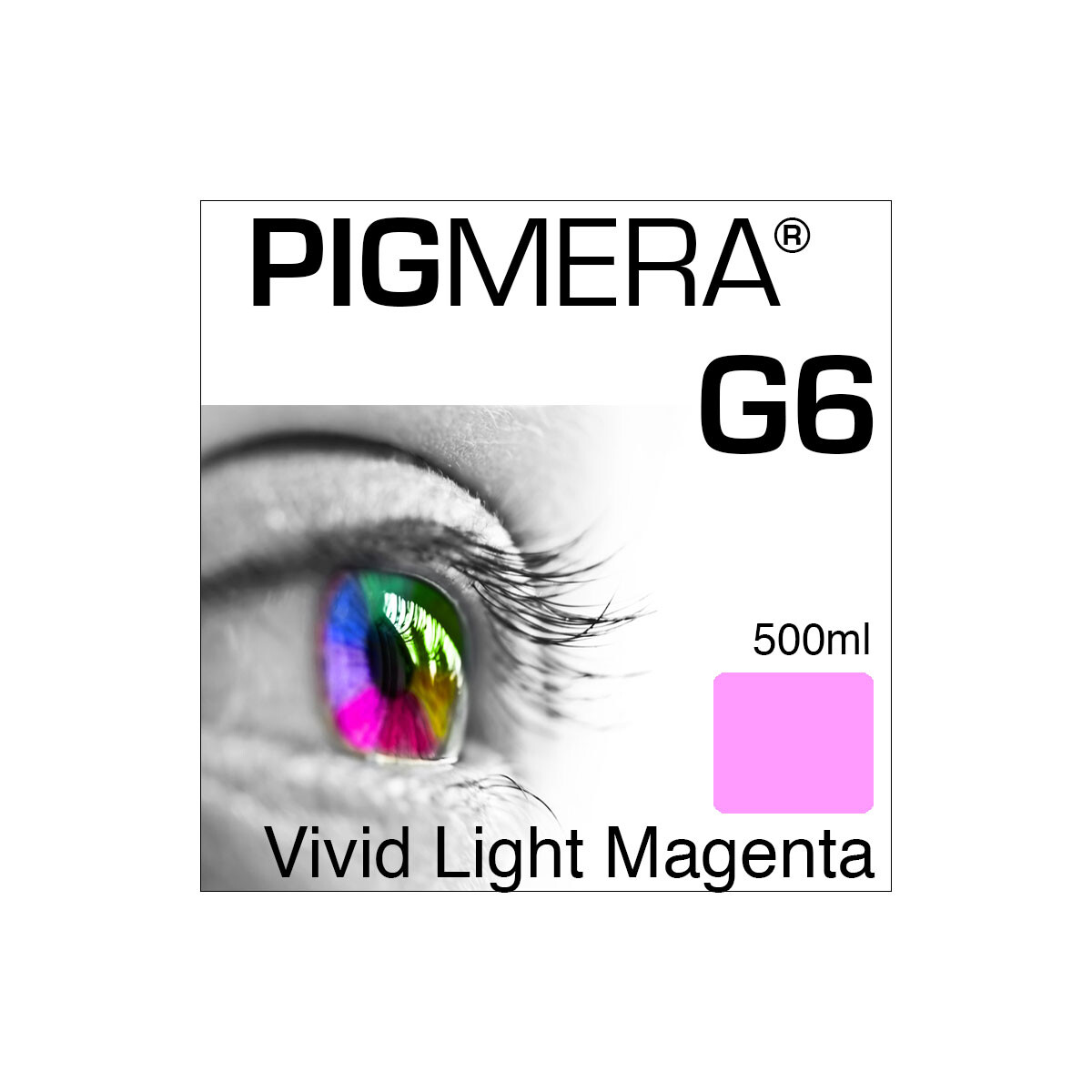 farbenwerk Pigmera G6 Flasche Light-Magenta 500ml