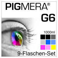 farbenwerk Pigmera G6 9-Bottle-Set 1000ml