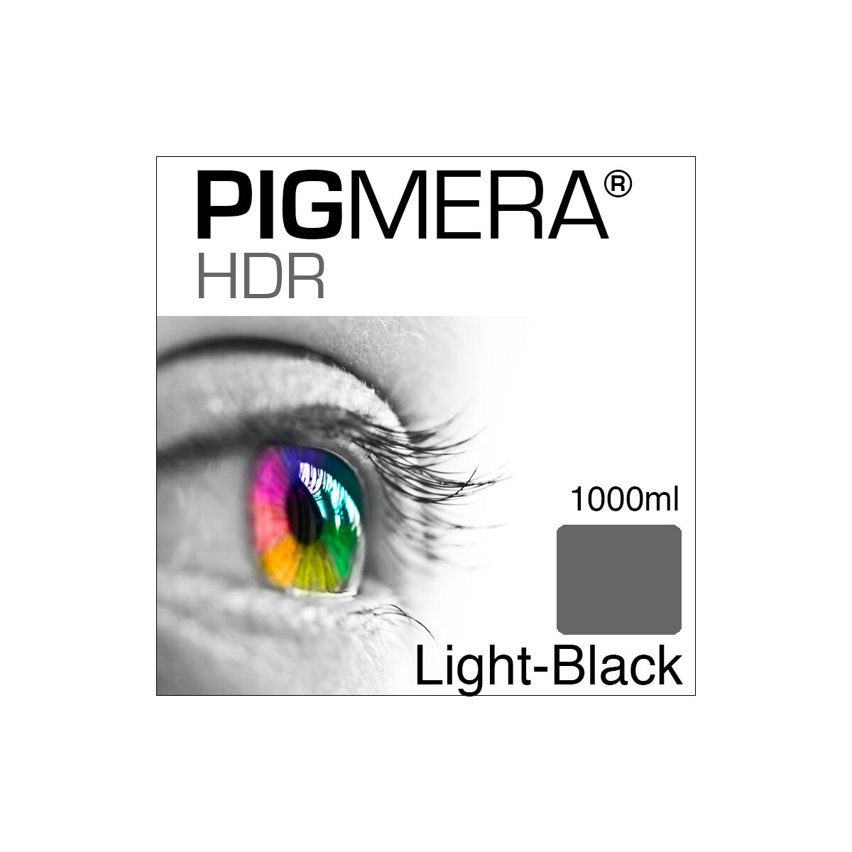 farbenwerk Pigmera HDR Flasche Light-Black 1000ml