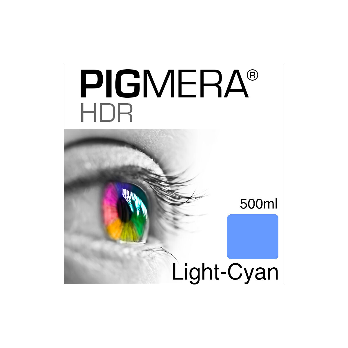 farbenwerk Pigmera HDR Bottle Light-Cyan 500ml