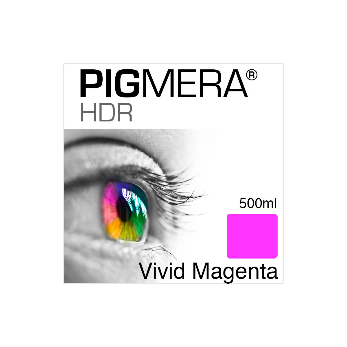 farbenwerk Pigmera HDR Flasche Vivid Magenta 500ml