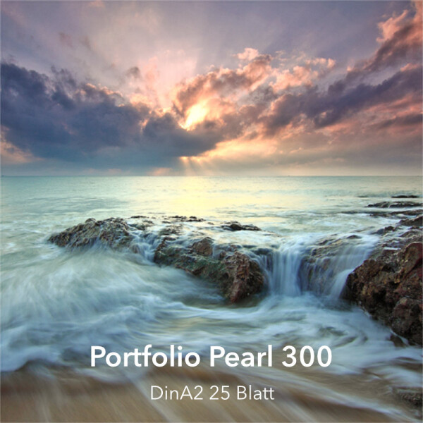 farbenwerk Fineart Portfolio Pearl 300 DinA2 25 Blatt